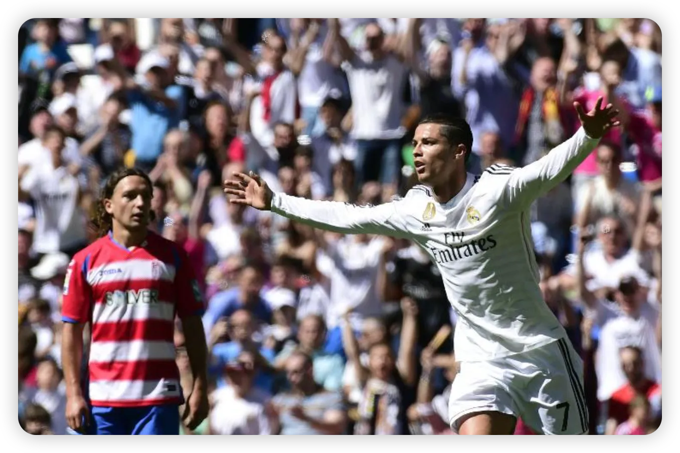 Ronaldo's Eight-Minute Hat-Trick Stuns Granada at Bernabéu